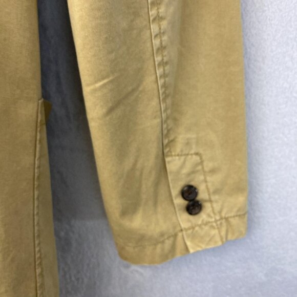 Vintage J. Peterman Blazer Mens 40 Tan Safari Sport Coat Patch Pockets Unlined - Picture 15 of 16